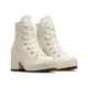 CONVERSE 2024限定 女款 高跟休閒鞋 CHUCK 70 HEEL HI 高筒 厚底鞋 米白 A05348C