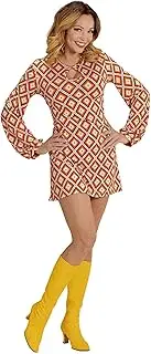 Widmann 08853 Adult Costume 70's Retro Dress, Rhombus, L