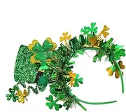 [Generic] Irish Headband | Green Saint Patrick's Day Irish Headwear Costume Accessories | Irish Carnival Costume Accessories With Bowler Hat For Women Girls