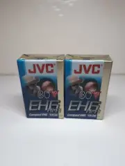 2 PACK JVC VHSC Compact Camcorder Tape TC-30 SP 30 EP 90 Min. - FreeUSAship