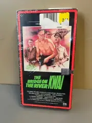 The Bridge On The River Kwai VHS Brand New, Sealed, Watermark