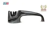 NEW ACCU ACCUSHARP 037C GRAY PULL THROUGH DIAMOND CERAMIC KNIFE SHARPENER