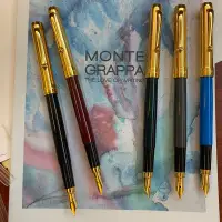 在飛比找蝦皮購物優惠-筆來筆趣》義大利🇮🇹Montegrappa半金琺𤨡鋼尖 鋼筆