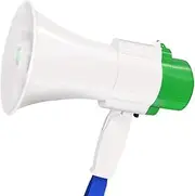 Megaphones Handheld Megaphone 150w High Power Megaphones with Volume Control Bullhorn Speaker Lightweight Outdoor Megaphone Speaker Clear Sound