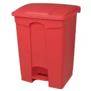 JANTEX KITCHEN PEDAL BIN RED 87LTR DC712