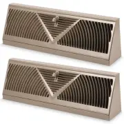 2 Pack Baseboard Register Vent 18 Inch Duct Opening Size Vent Covers for Home...