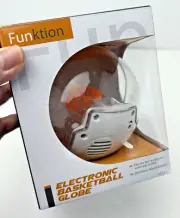 Basketball Game Mini Handheld Ball Flashing Lights Sound Hoops Function - C