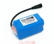 Protected Li-Ion Battery 7.4v 10Ah for Magicshine Bike Light Flashlight 50E2S2P
