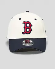 [New Era] New Era Men's Boston Red Sox 39Thirty Cap in Chrome White/Otc Size Small/Medium S/M Chrome White/Otc