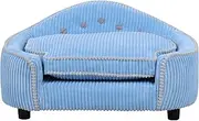 AFBKSS&BB Pet Sofa, Dogs & Cats Sofa Bed, Small Pets Bed Sofa, Animals Furniture Mini Sofa for Small Dogs & Cats (Blue)