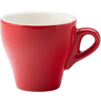 在飛比找PChome24h購物優惠-Utopia 瓷製濃縮咖啡杯(紅180ml)