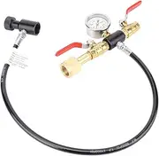 [EVTSCAN] CO2 Cylinder Refill Adapter Hose, CO2 Refill Station Connector Kit for Filling Soda Maker Sodastream Tank(G1/2)
