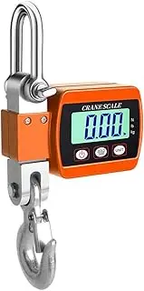 ACAGALA LCD Digital Display Crance Scale 0.05-500kg Portable Industrial Electronic Heavy Duty Weight Hook Crane with Unit Change Function