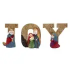 Cute Praying Family Statue Art Decors for Lawn Yard Porch Window Decoration