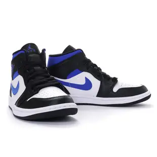 NIKE AIR JORDAN 1 MID AJ1 男鞋 籃球鞋 554724-140 黑白藍 現貨