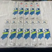 (7) Size 8 Mustad Snelled Hooks and (5) Size 6 Mustad Snelled Hooks (12 Packs!)