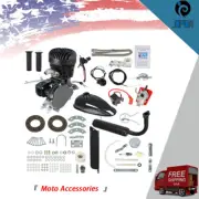 2-Stroke Black Motorized Bicycle Kit 100cc Bike Motorized Petrol Gas Engine Set