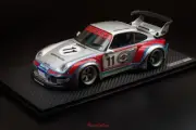 *SUPER RARE* IG1952 Ignition Model 1/18 RWB 993 Silver/Red Martini Porsche 911