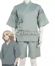 Tokyo Revengers Manjiro Mikey Sano Daily Yukata Pajamas Cosplay Costume E001