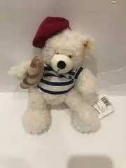 STEIFF “FINE COSMETICS PARIS 2016" TEDDY BEAR BRAND NEW TAGGED Button On Ear