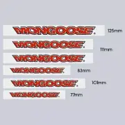 Mongoose - Mid school mixed hub decal pack - old school bmx