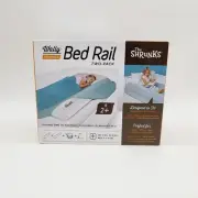 Wally The Shrunks Inflatable Kids Bed Rails 2 bed rails, pump Universal Fit NEW
