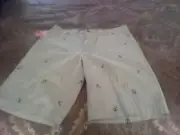 Men Dockers Beige anchor print Shorts pants size 32