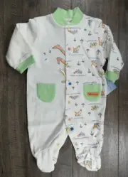 Baby Boy Clothes New Carter's 0-3 Month Vintage John Lennon White Footed Outfit