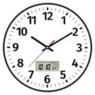 Digital Wall Clock with Time, Day of Week and Temperature, Silent Non-Ticking...