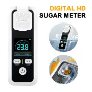 Digital Brix Refractometer Rechargeable Fruit Juice Wine Beer Sugar Content Mete
