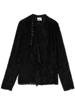 Isabel Marant Utah Polka-dot Chiffon Blouse - Black - 40 (UK12 / M) 40 (UK12 / M)