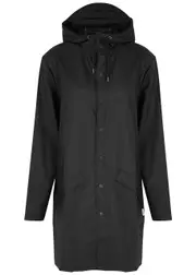 Rains Rubberised Raincoat - Black - M/L M/L