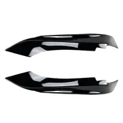 For 4-Series F32 F33 F36 2014-2020 Front Bumper Lip Angle Diffuser Splitter Spoiler Protector Brigh Bright Black
