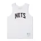 MITCHELL & NESS M&N 背心 TEAM NAME DAD TANK 籃網 白 MNTK002NJNW