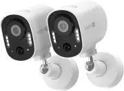 Swann Xtreem 4K 2Pack Wireless Security Cameras with 32GB Micro SD & Cloud