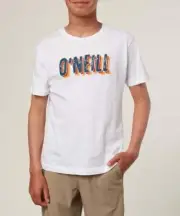 O'Neill Boy's S/S T-Shirt THRASH - White - Large - NWT - LAST ONE LEFT