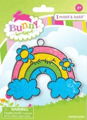 DIY Makit & Bakit Winking Rainbow Stained Glass Suncatcher Kit Kids Craft