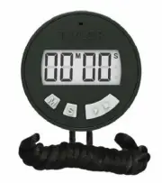 Taylor Black Digital Chef Stopwatch Timer on Lanyard Battery Included USA Seller
