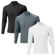 Mizuno Mens Breath Thermo BioGear Base Layer Compression Warming Top