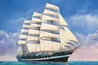 ZVEZDA 9045 - Krusenstern Russian Four Masted Barque Sailing Ship - 1:200 Scale