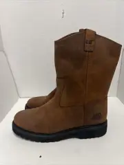 NIB Mens Caterpillar P74183 Austin SOFT Toe Work Seal Copper Wellington Boots