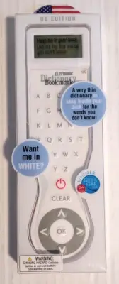 Electronic Dictionary Bookmark Collins Pocket Webster US Edition - New