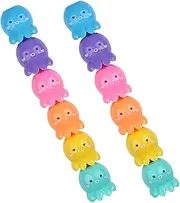 Angoily 2 Sets Cute Octopus Highlighters Candy Color Drawing Pens Pastel Highlighter Markers for Classroom Fun Stationery for Students Office Supplies Engaging Design for Easy Highlighting