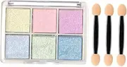BELLIFFY 1 Box Solid State Mirror Effect Powder Nail Art Glitters Nail Design Kit Manicure Glitter Glitter Nail Pigment Powder