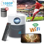 Native 1080P Smart Projector Android 9.0 4K WiFi Home Football Theater HDMI/USB
