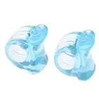 2pcs Silicone Gel Toe Spacer Separator Straightener Spreader Bunion Pain power1