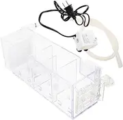 FONDOTIN 1 Set Aquarium Transparent Filter Box with Filter Fish Tank Hanging Filter Box Aquarium Drip Box
