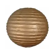 3 Gold Paper Lanterns 9.5" Diameter Wedding Party Decorations By Beistle