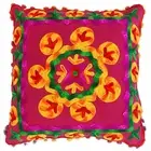 5 PCS 16x16" Suzani Pillow Cushions Cover Floral Embroidery Cotton Cushion Cover