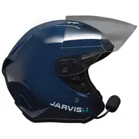 在飛比找蝦皮商城優惠-JARVISH AT5藍牙安全帽 漆皮藍 AT5安全帽含AT
